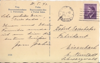 Representationshaus + Pulverturm 1943 95 020 ●